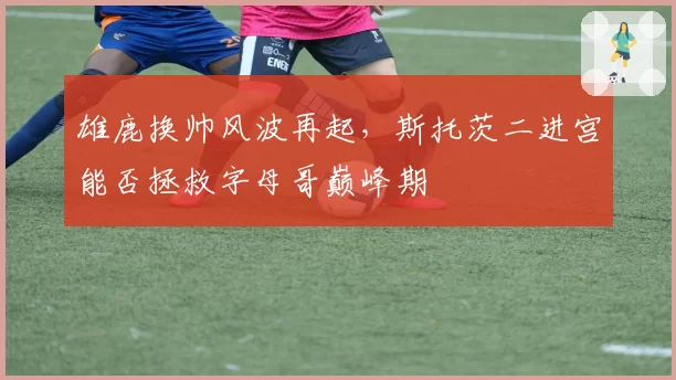 雄鹿换帅风波再起，斯托茨二进宫能否拯救字母哥巅峰期